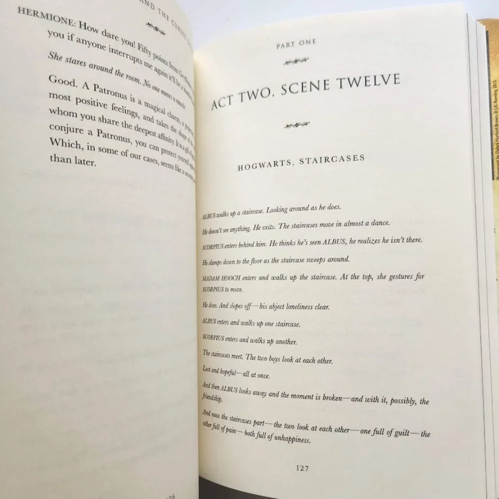 Harry Potter and the Cursed Child Parts 1 & 2 Book Special Rehearsal Edition Scr